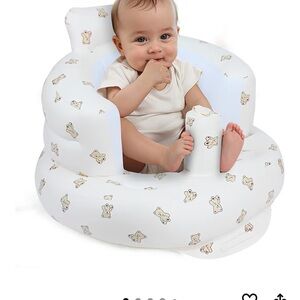 Inflatable Baby Seat with Bear Print